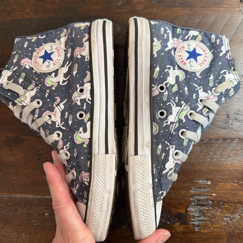 Converse Kids Chuck Taylor All Star Unicorns High Top Unicons in Navy Size 3